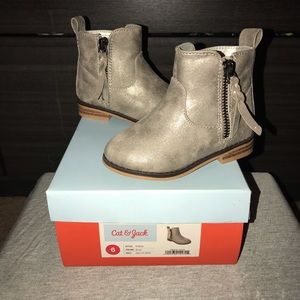 Toddler Metallic Ankle Boots